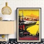 poster marseille vintage