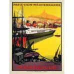 poster marseille vintage