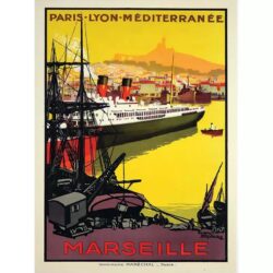 poster marseille vintage