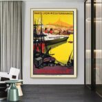 poster marseille vintage