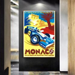 poster monaco vintage