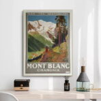 vintage mont blanc poster 1