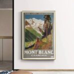 vintage mont blanc poster 1