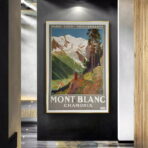 vintage mont blanc poster 1