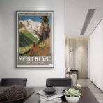 vintage mont blanc poster 1