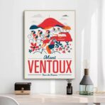 poster mont ventoux vintage