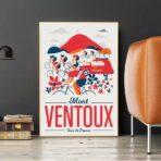 poster mont ventoux vintage