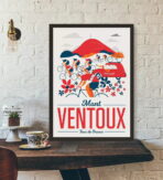 poster mont ventoux vintage