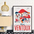 poster mont ventoux vintage