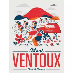 poster mont ventoux vintage