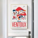 poster mont ventoux vintage