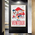 poster mont ventoux vintage