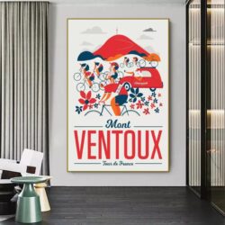 poster mont ventoux vintage
