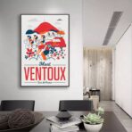 poster mont ventoux vintage