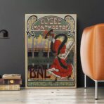 poster montmartre vintage