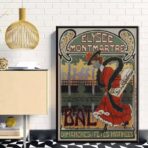 poster montmartre vintage