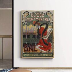 poster montmartre vintage
