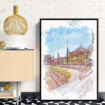 poster montpellier vintage