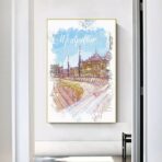 poster montpellier vintage