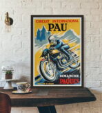 vintage motorcycle poster 1