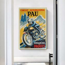vintage motorcycle poster 1