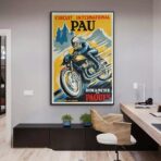 vintage motorcycle poster 1