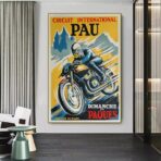 vintage motorcycle poster 1