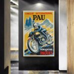 vintage motorcycle poster 1