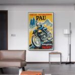 vintage motorcycle poster 1