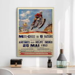 vintage motocross poster