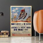 vintage motocross poster