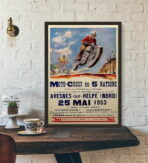 vintage motocross poster
