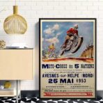 vintage motocross poster