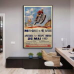 vintage motocross poster
