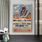 vintage motocross poster
