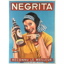 poster negrita rum
