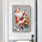 vintage christmas poster