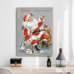 vintage christmas poster