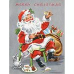 vintage christmas poster