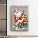 vintage christmas poster