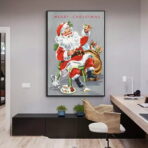 vintage christmas poster