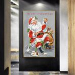 vintage christmas poster