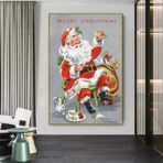 vintage christmas poster