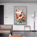 vintage christmas poster
