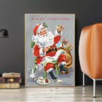 vintage christmas poster
