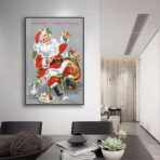 vintage christmas poster