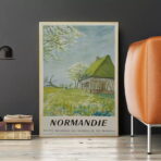 poster normandy vintage