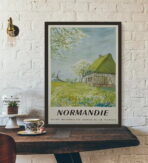 poster normandy vintage