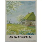 poster normandy vintage