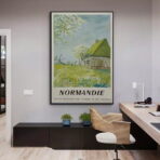 poster normandy vintage